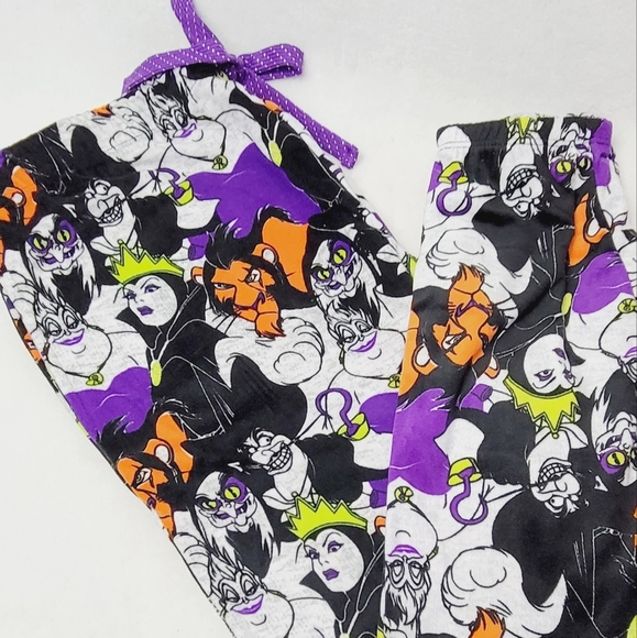 Disney Villains Women's Licensed Plush Joggers Pants sz Small - Picture 6 of 6